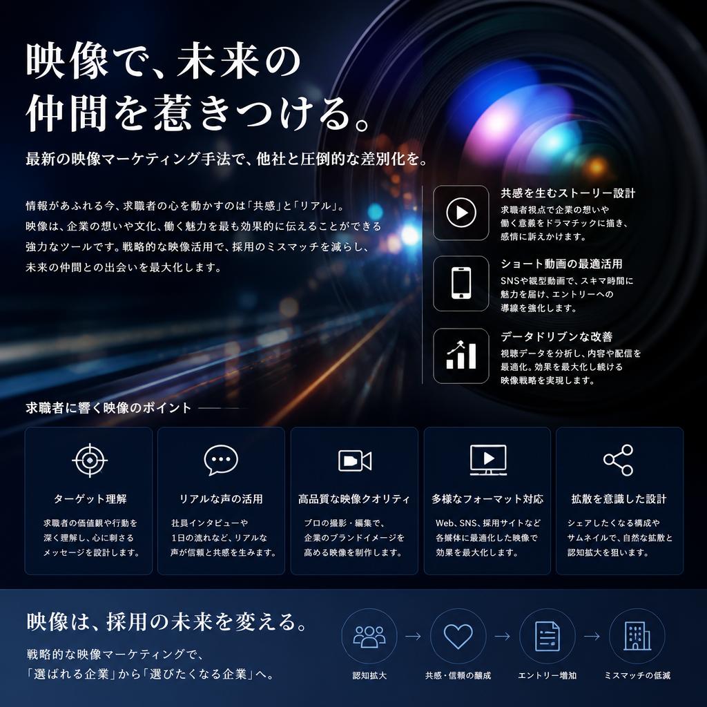 高度な映像マーケティング技術