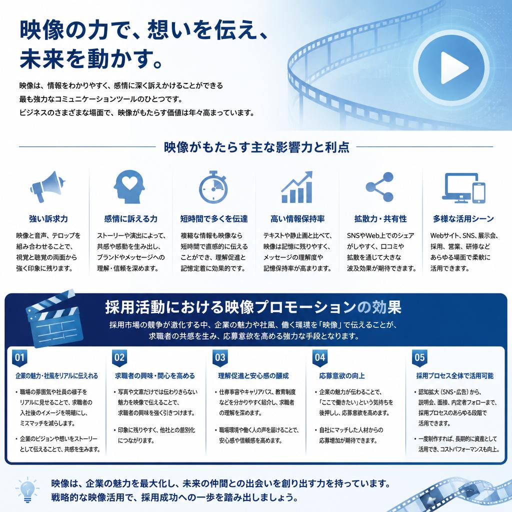 新たな採用戦略！動画で優秀な人材を確保する時代