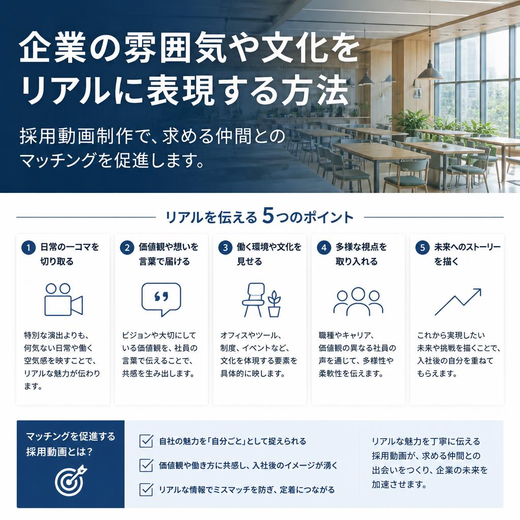 企業文化を映像で伝える
